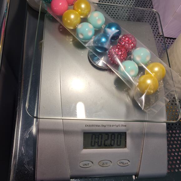 Bubblegum Pastels Sensory Textures Necklace *KIDS SIZE* 16" for kids 3+ yrs old - Picture 3 of 3